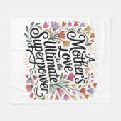 A Mother's Love Is The Ultimate Superpower Fleecedecke (Vorderseite (Horizontal))