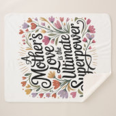 A Mother's Love Is The Ultimate Superpower Sherpadecke (Vorderseite (Horizontal))