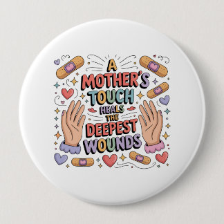 A Mother's Touch Heals The Deepest Wounds Button