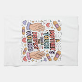 A Mother's Touch Heals The Deepest Wounds Geschirrtuch (Horizontal)