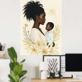 A Mother's Unspoken Strength Poster (Heimbüro)