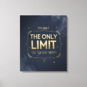 A motivational artwork for work and success leinwanddruck (Vorderseite)