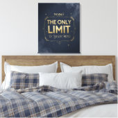 A motivational artwork for work and success leinwanddruck (Insitu (Schlafzimmer))