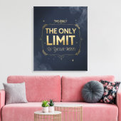 A motivational artwork for work and success leinwanddruck (Insitu (Wohnzimmer))