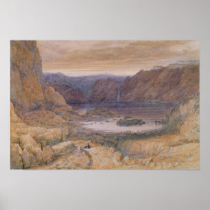 A Mountain Lake, Norwegen, c.1827 Poster