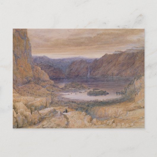 A Mountain Lake, Norwegen, c.1827 Postkarte (Vorderseite)