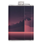 A mountain sunset illustration       flachmann (Rückseite)