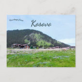 A Mountain Village in Kosovo Postkarte (Vorderseite)