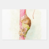 “A Mouse Ran Down the Bell Rope” by Beatrix Potter Geschenkpapier Set (Vorderseite)