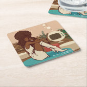 A Movie for Daddy Rechteckiger Pappuntersetzer (angewinkelt)