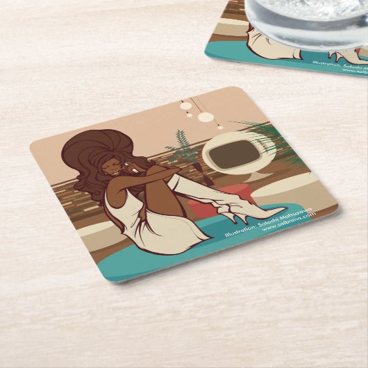 A Movie for Daddy Rechteckiger Pappuntersetzer (angewinkelt)