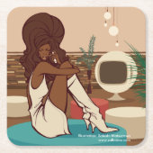 A Movie for Daddy Rechteckiger Pappuntersetzer (Vorderseite)