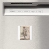 A Muffin Man - Paul Sandby - c1759 Magnet (In Situ (Geschirrspüler))