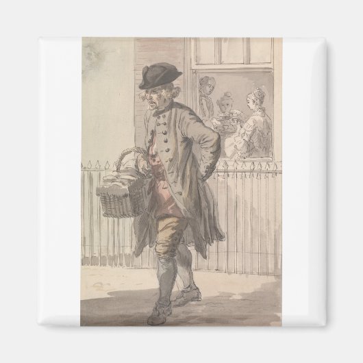 A Muffin Man - Paul Sandby - c1759 Magnet (Vorne)