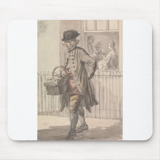 A Muffin Man - Paul Sandby - c1759 Mousepad (Vorne)