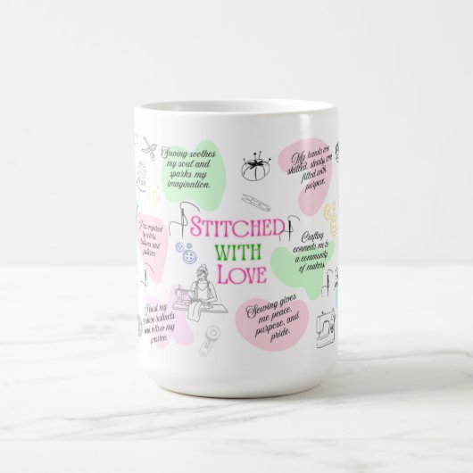 A Mug for people that are sewing crafters Kaffeetasse (Mittel)