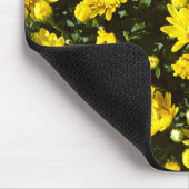 A Multitude of Yellow Mums Mousepad (Ecke)