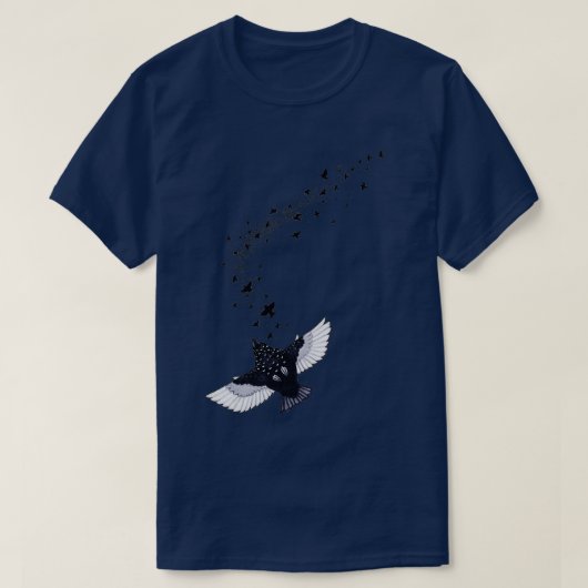 A Murmuration of Starlings T-Shirt (Design vorne)