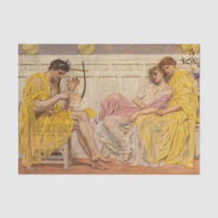 A Musician von Albert Joseph Moore Seidenpapier
