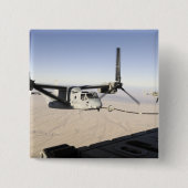 A MV-22 Osprey rebrennt Mittelflug Button (Vorderseite)