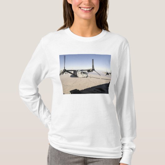 A MV-22 Osprey rebrennt Mittelflug T-Shirt (Vorderseite)