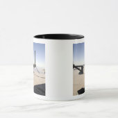 A MV-22 Osprey rebrennt Mittelflug Tasse (Zentrum)