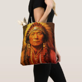 A Native American Indian Chief on a Shoulder Tasche (Von Nahem)