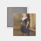 A Naughty Child (Öl auf Leinwand) Magnet (Vorderseite/Rückseite)