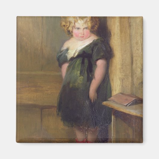 A Naughty Child (Öl auf Leinwand) Magnet (Vorne)