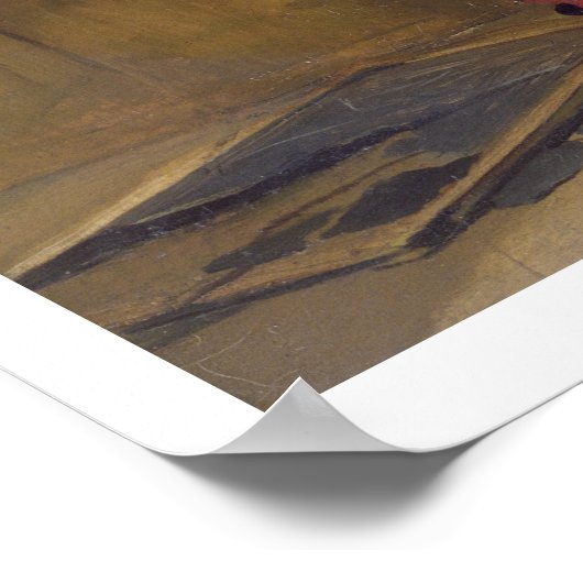 A Naughty Child (Öl auf Leinwand) Poster (Ecke)