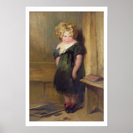 A Naughty Child (Öl auf Leinwand) Poster (Vorne)