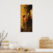 A Neapolitan flax spinner by Waterhouse Poster (Küche)