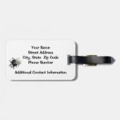 A - Neuer Sport-Entwurfs-Monogramm-Gepäckanhänger Gepäckanhänger (Rückseite horizontal)