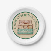 A New Adventure Awaits Papaer Plates Pappteller (Vorderseite)