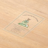 A New Chapter Acrylic Baby Shower Invitation Acryleinladungen (Ablage )