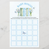 A New Chapter baby boy shower bingo game Flyer (Vorne)