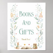 A New Chapter Baby Shower Books and Gifts Poster (Vorne)