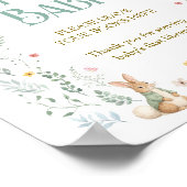 A New Chapter Baby Shower Books for Baby Poster (Ecke)
