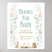 A New Chapter Baby Shower Books for Baby Poster (Vorne)
