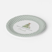 A New Chapter Baby Shower Pappteller (Schrägansicht)