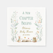 A New Chapter Baby Shower Serviette (Vorderseite)