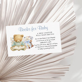 A New Chapter Begin Cute Bear Books for Baby Begleitkarte