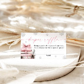 A New Chapter Begins Baby Shower, Diaper Raffle Begleitkarte