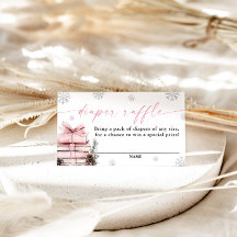 A New Chapter Begins Baby Shower, Diaper Raffle