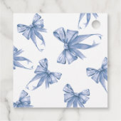 A New Chapter Begins Baby Shower  Geschenkanhänger (Rückseite)