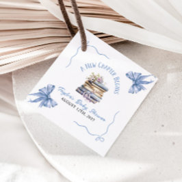 A New Chapter Begins Baby Shower Geschenkanhänger