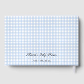 A New Chapter Begins Bear Books Baby Shower  Gästebuch (Rückseite)