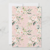 A New Chapter Begins Boho Chic Bridal Shower Einladung (Rückseite)