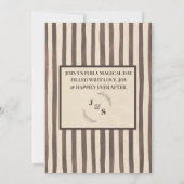 A New Chapter Begins Book Lover Bridal Shower Inv Einladung (Rückseite)