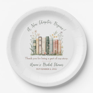 A New Chapter Begins! Bridal Shower Favor Pappteller